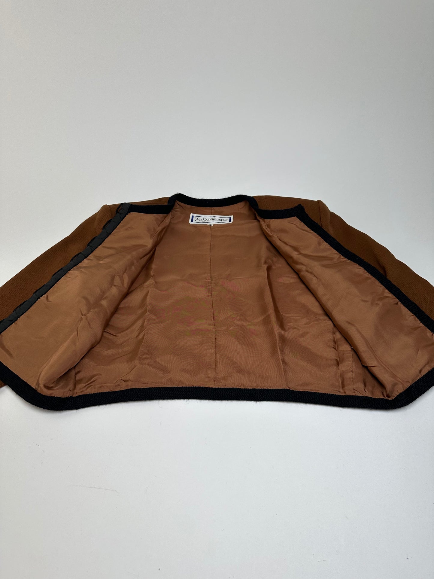 Vintage Yves Saint Laurent Smooth Jacket Espresso