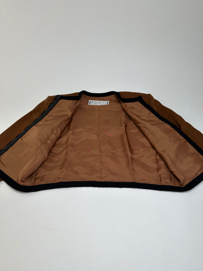 Vintage Yves Saint Laurent Smooth Jacket Espresso
