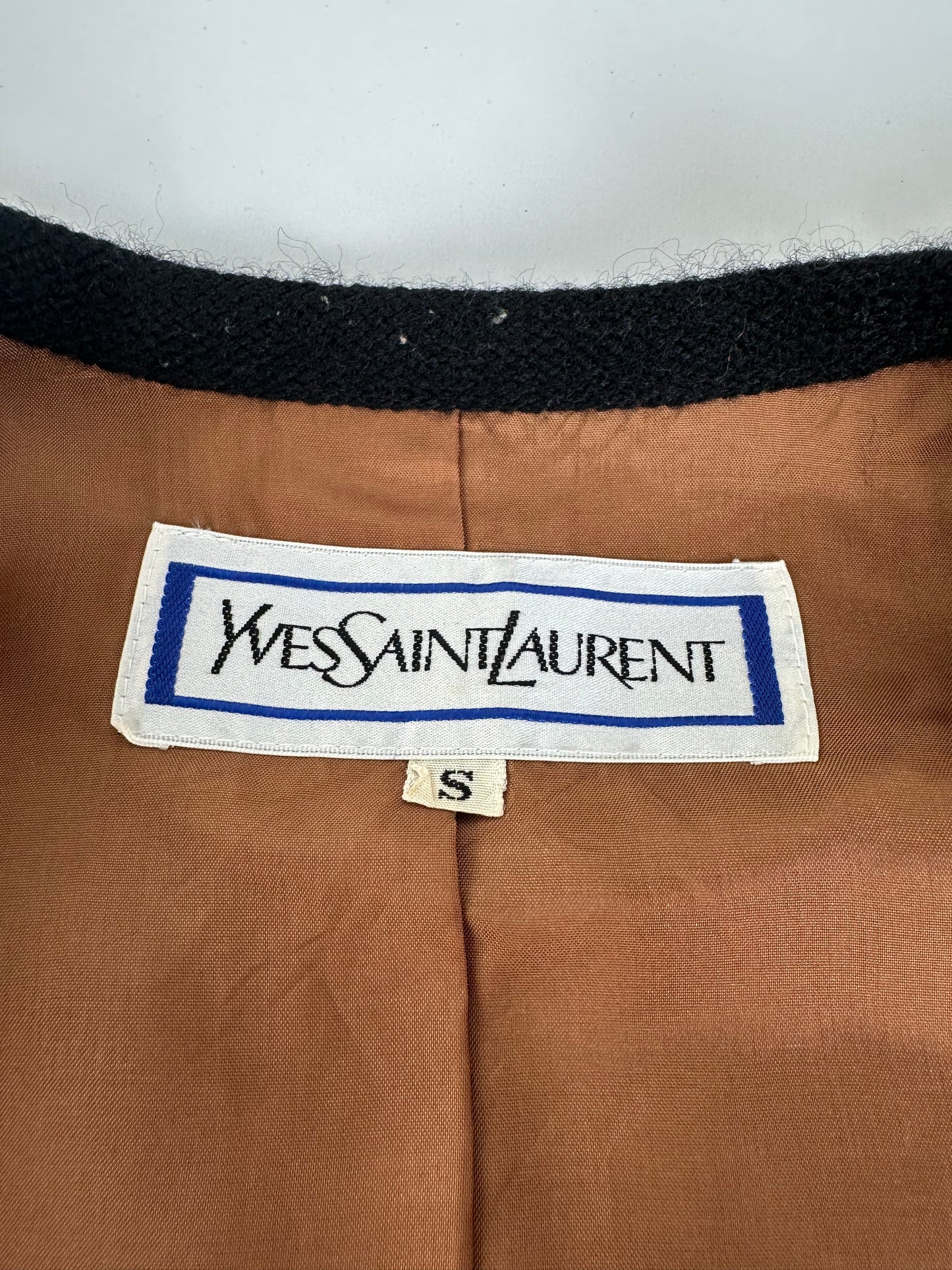 Vintage Yves Saint Laurent Smooth Jacket Espresso