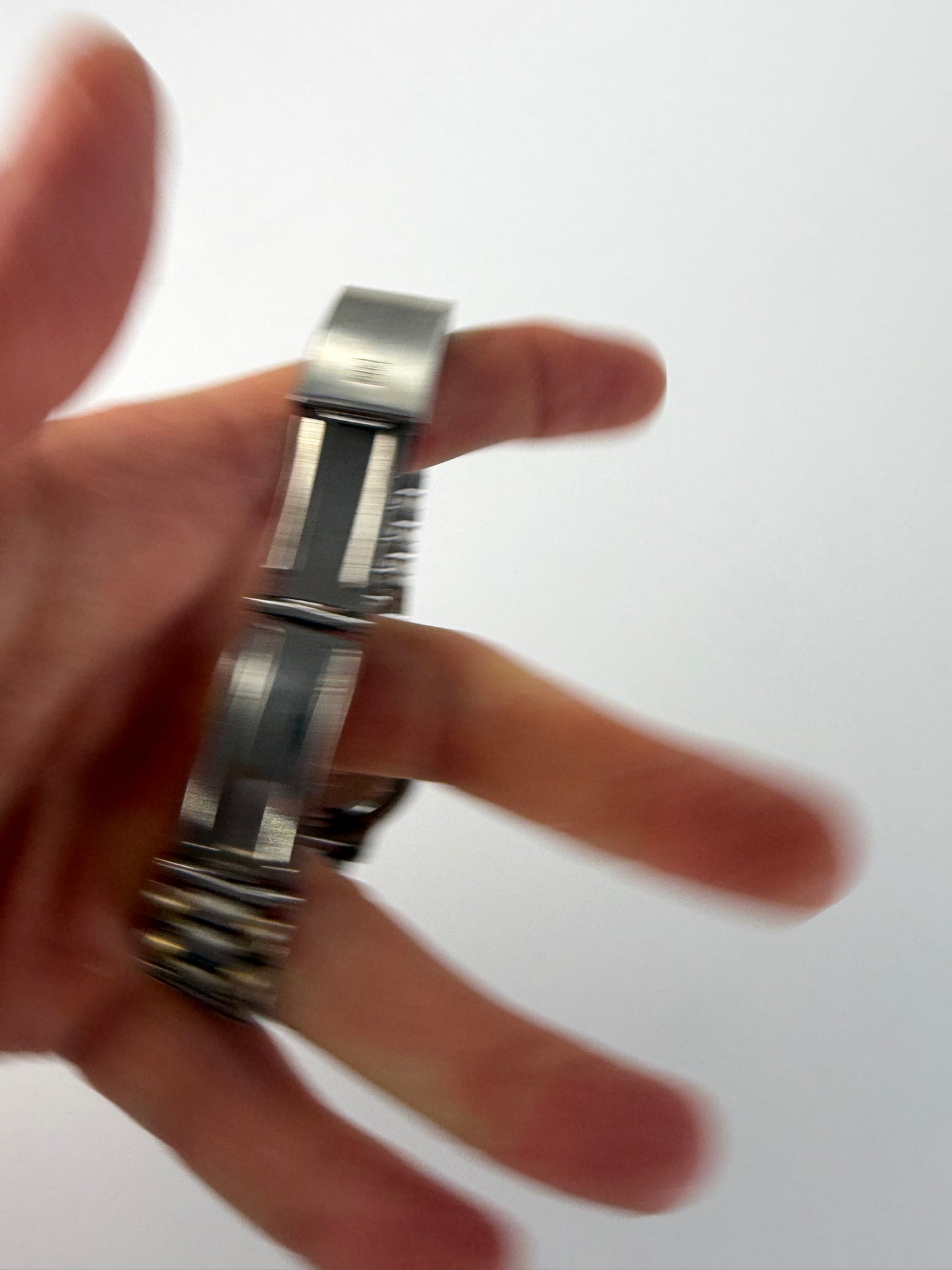 Vintage Givenchy Two-Tone Stainless Steel Bracelet Watch Silver Gold