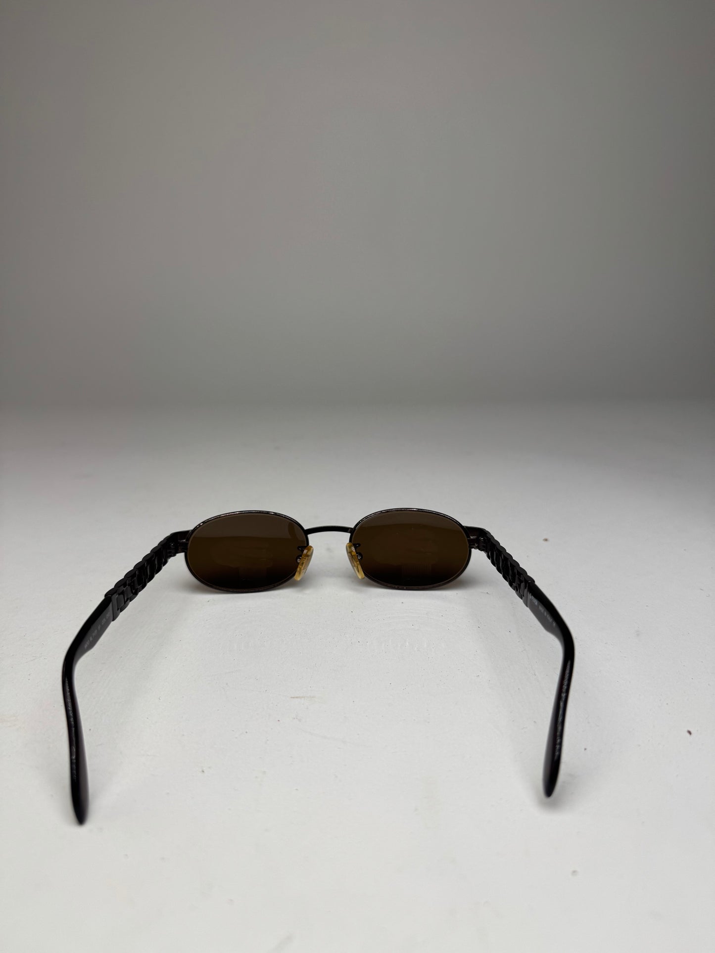 Vintage Retro Fendi Roma Sunglasses Black Brown