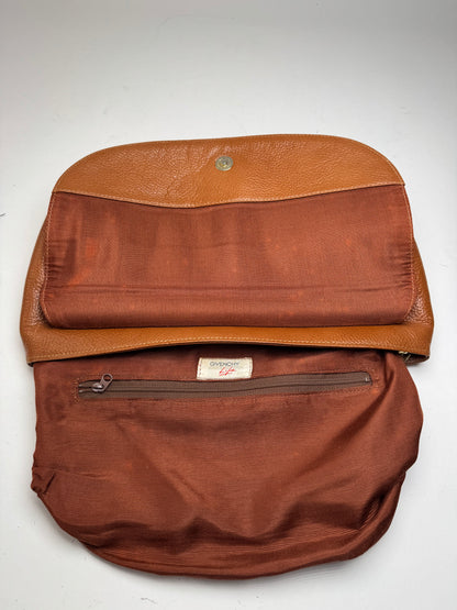 Pochette vintage en cuir marron Givenchy