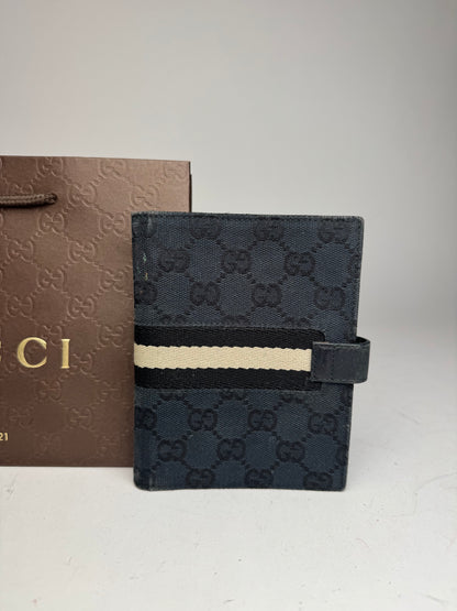 Vintage Gucci Monogram Organizer Black