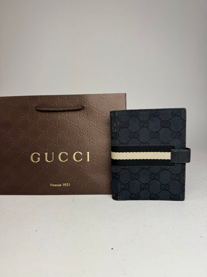 Vintage Gucci Monogram Organizer Black