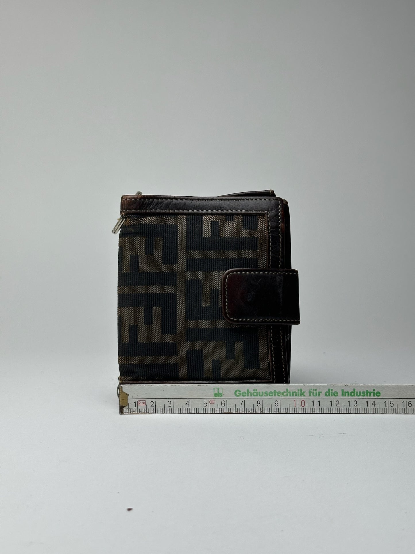 Vintage Fendi Roma Monogram Wallet Brown