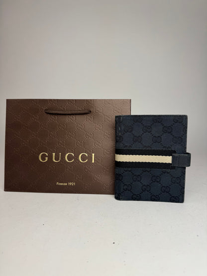 Vintage Gucci Monogram Organizer Black