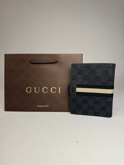 Vintage Gucci Monogram Organizer Black