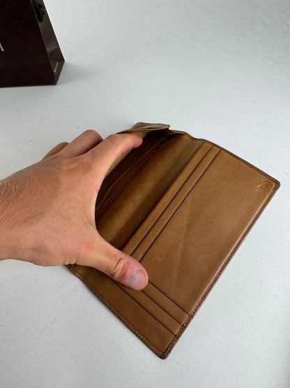Vintage Gucci Monogram Card / ID Holder beige Brown
