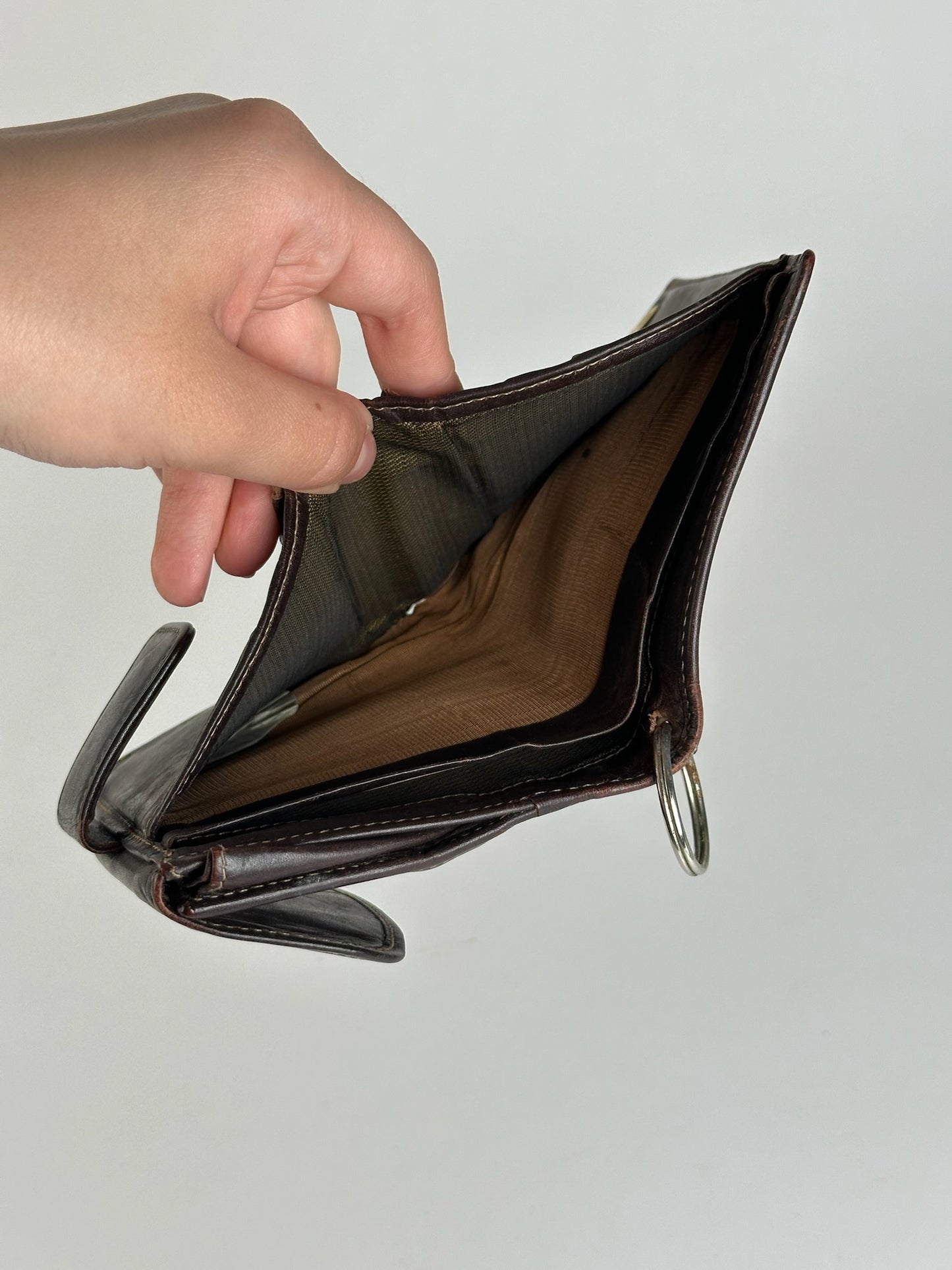 Vintage Fendi Roma Monogram Wallet Brown