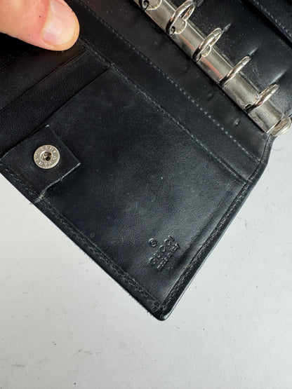 Vintage Gucci Monogram Organizer Black