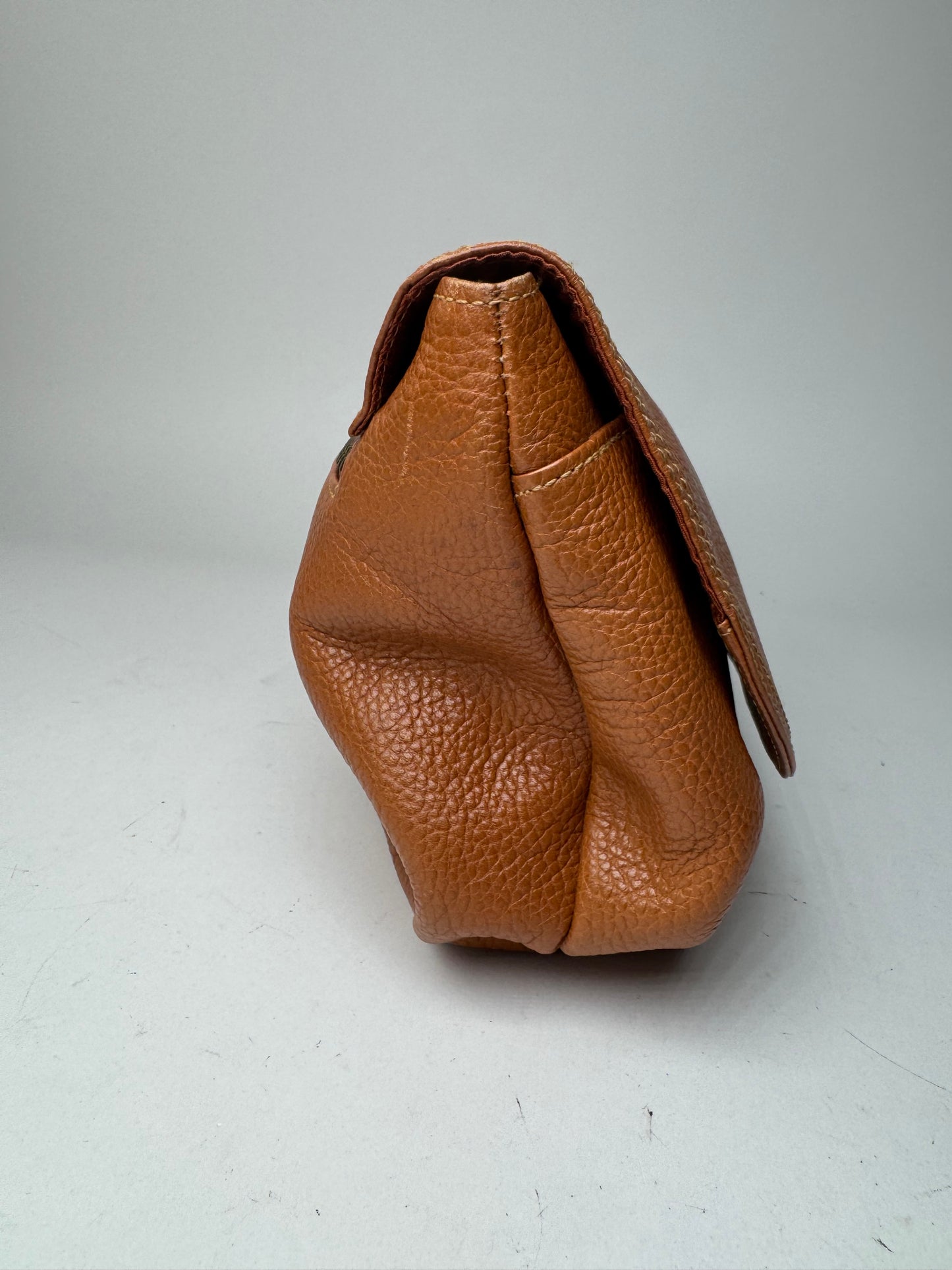 Pochette vintage en cuir marron Givenchy