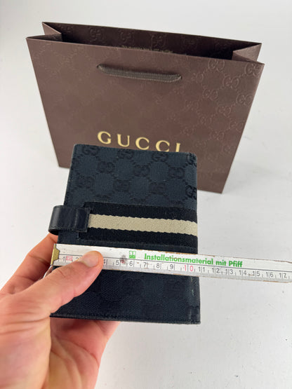 Vintage Gucci Monogram Organizer Black