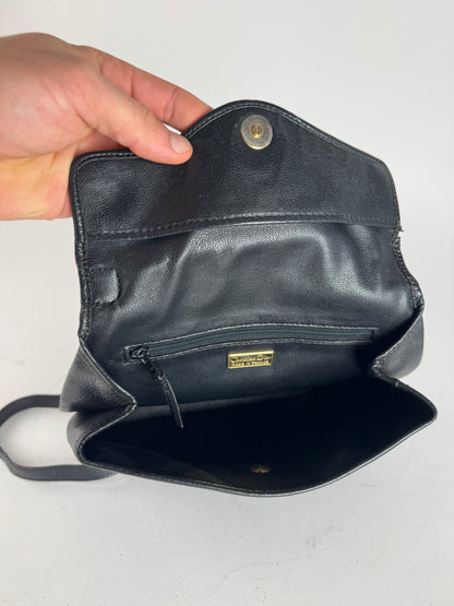 Vintage Dior 2Way Leather Bag black
