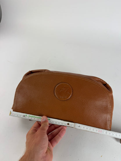 Pochette vintage en cuir marron Givenchy