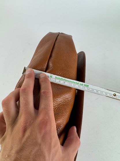 Pochette vintage en cuir marron Givenchy