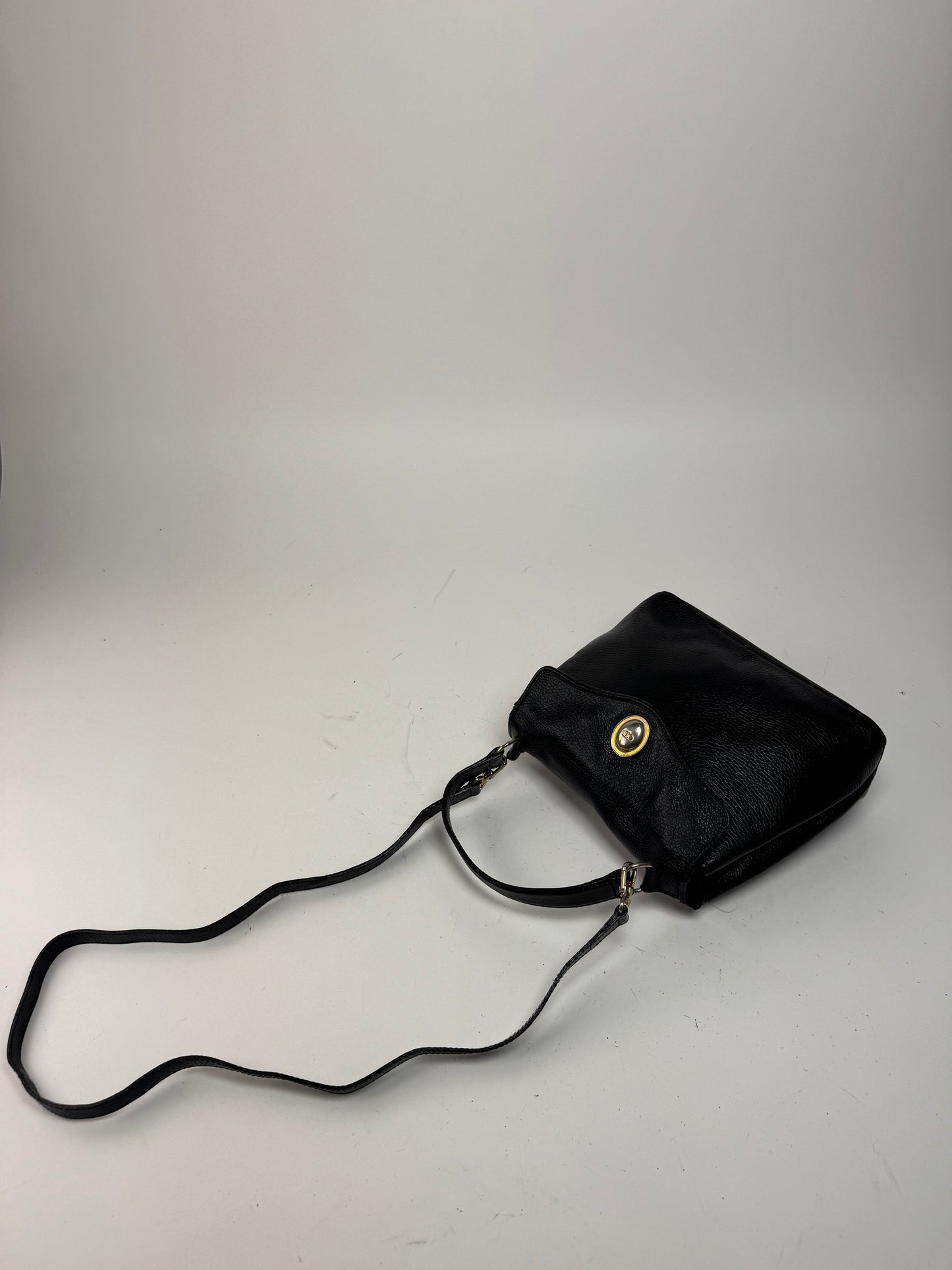 Vintage Dior 2Way Leather Bag black