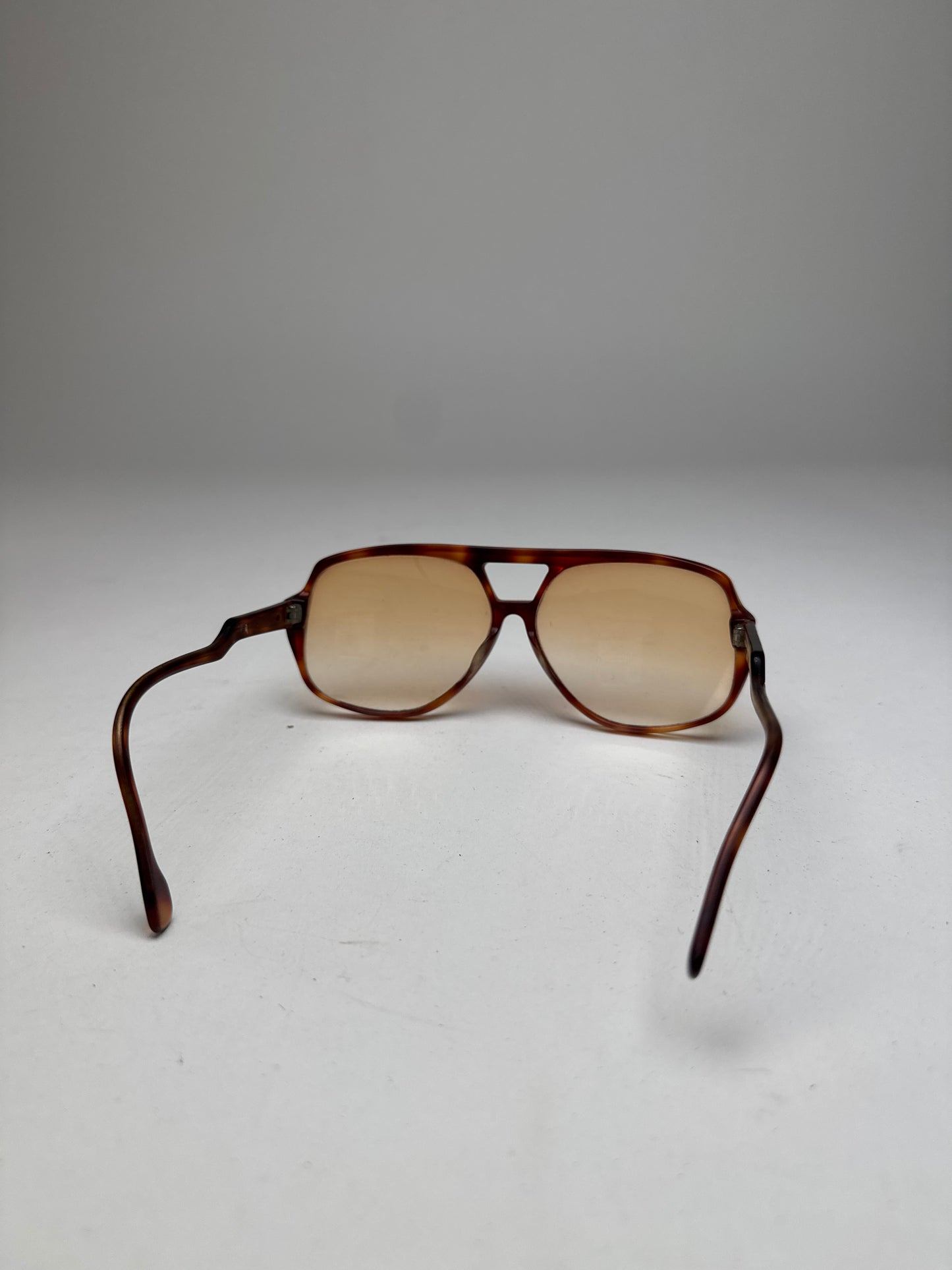 Vintage Yves Saint Laurent Aviator Sunglasses Brown