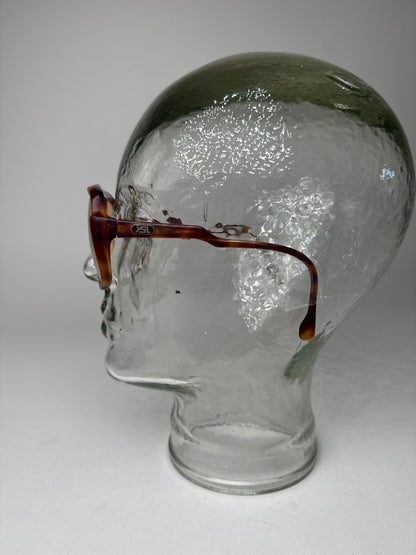 Vintage Yves Saint Laurent Aviator Sunglasses Brown