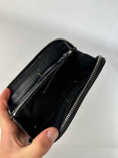Vintage Chloe Paddington Leather Long Wallet Black
