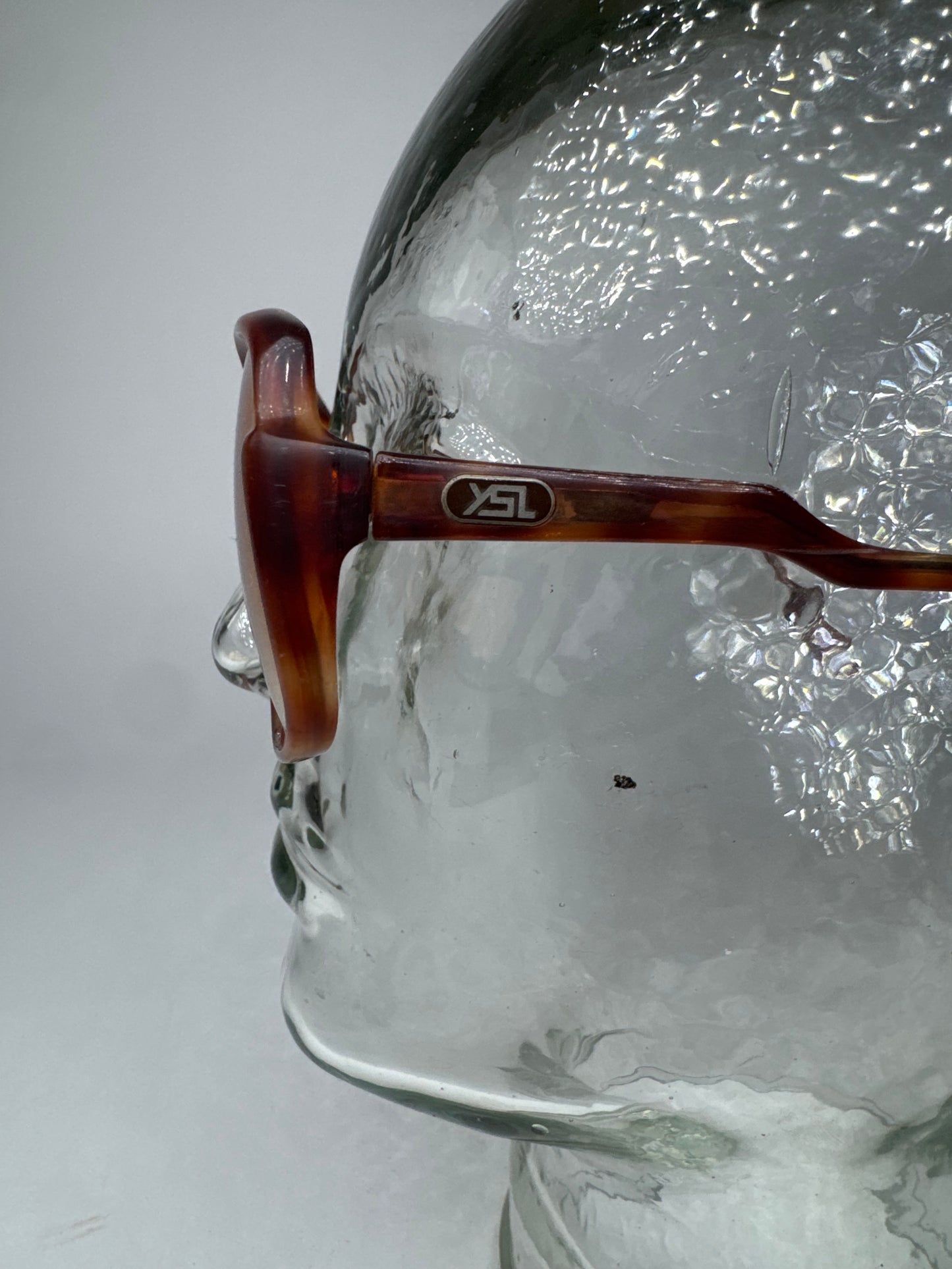 Vintage Yves Saint Laurent Aviator Sunglasses Brown