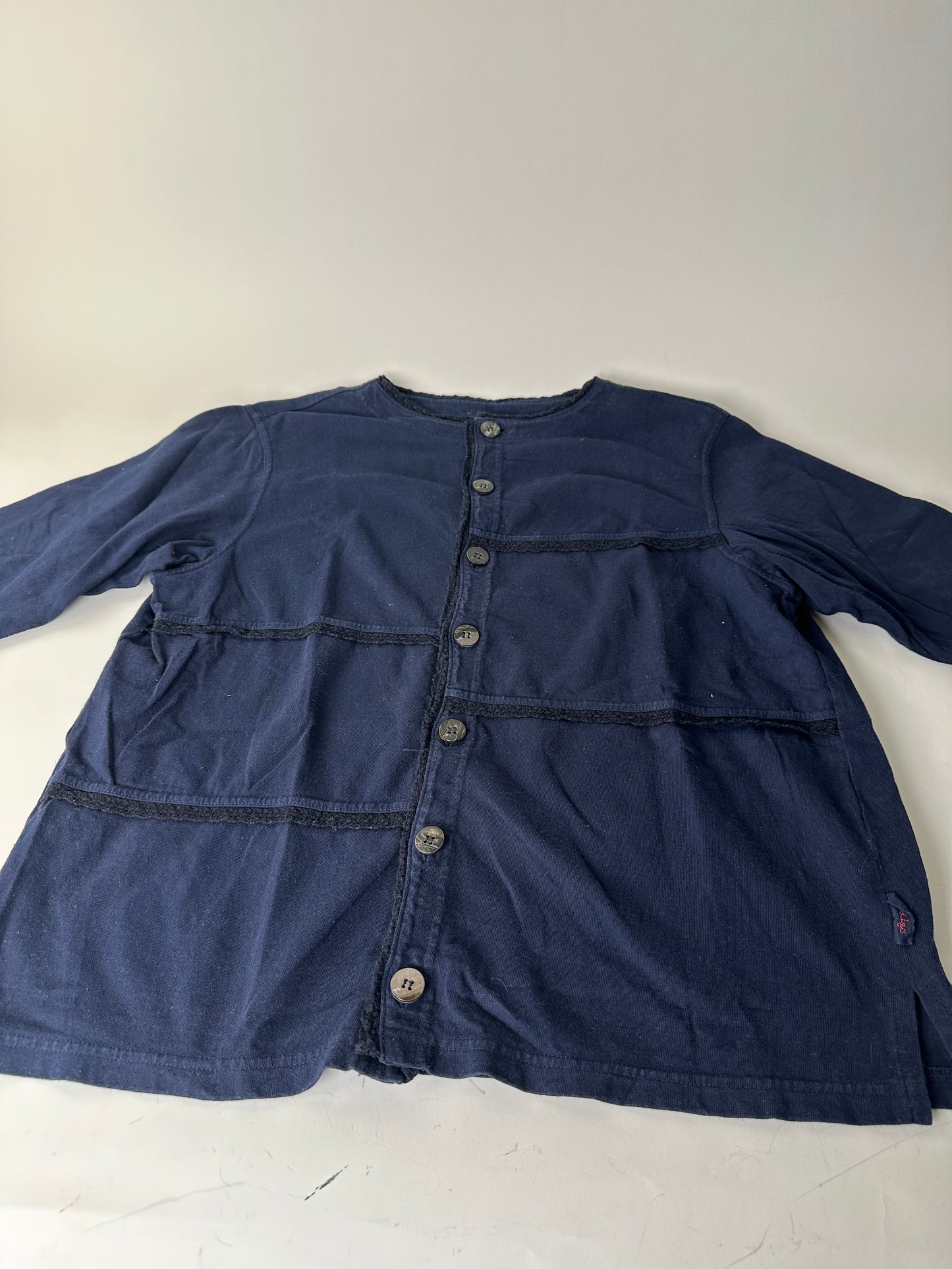 Vintage Issue Cotton Blend Jacket Navy Silver Buttons M