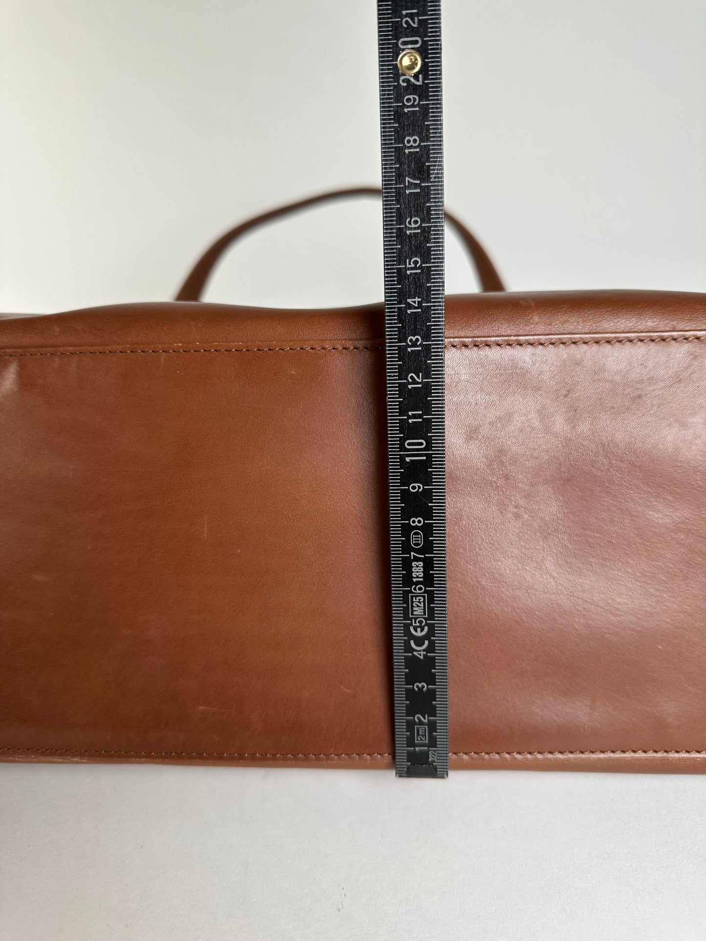 Vintage Givenchy Smooth Tote Bag Chocolate