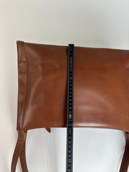 Vintage Givenchy Smooth Tote Bag Chocolate