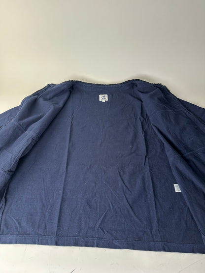 Vintage Issue Cotton Blend Jacket Navy Silver Buttons M