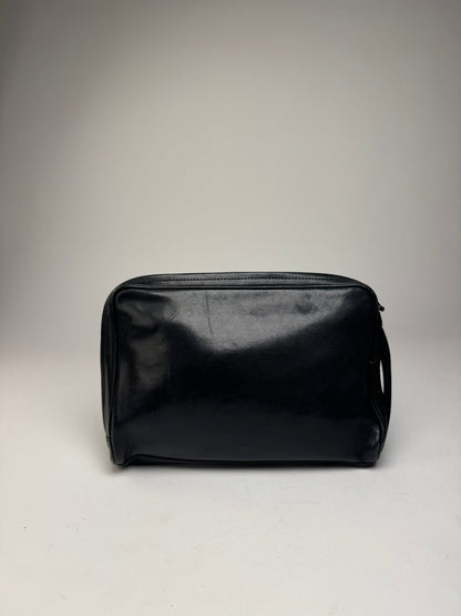 Vintage Issey Miyake Leather Clutch Black