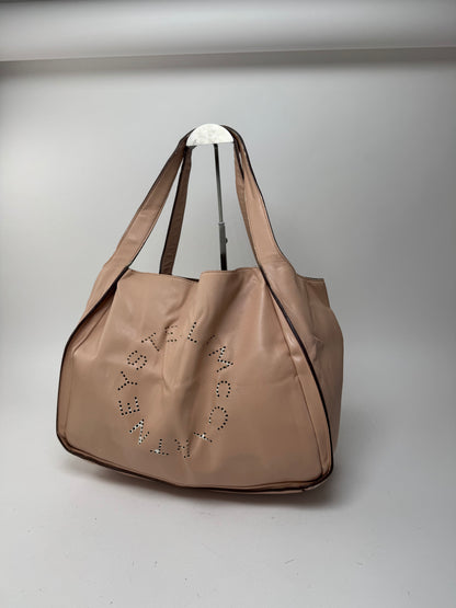 Sac fourre-tout vintage en cuir végétalien Stella Mc Cartney rose