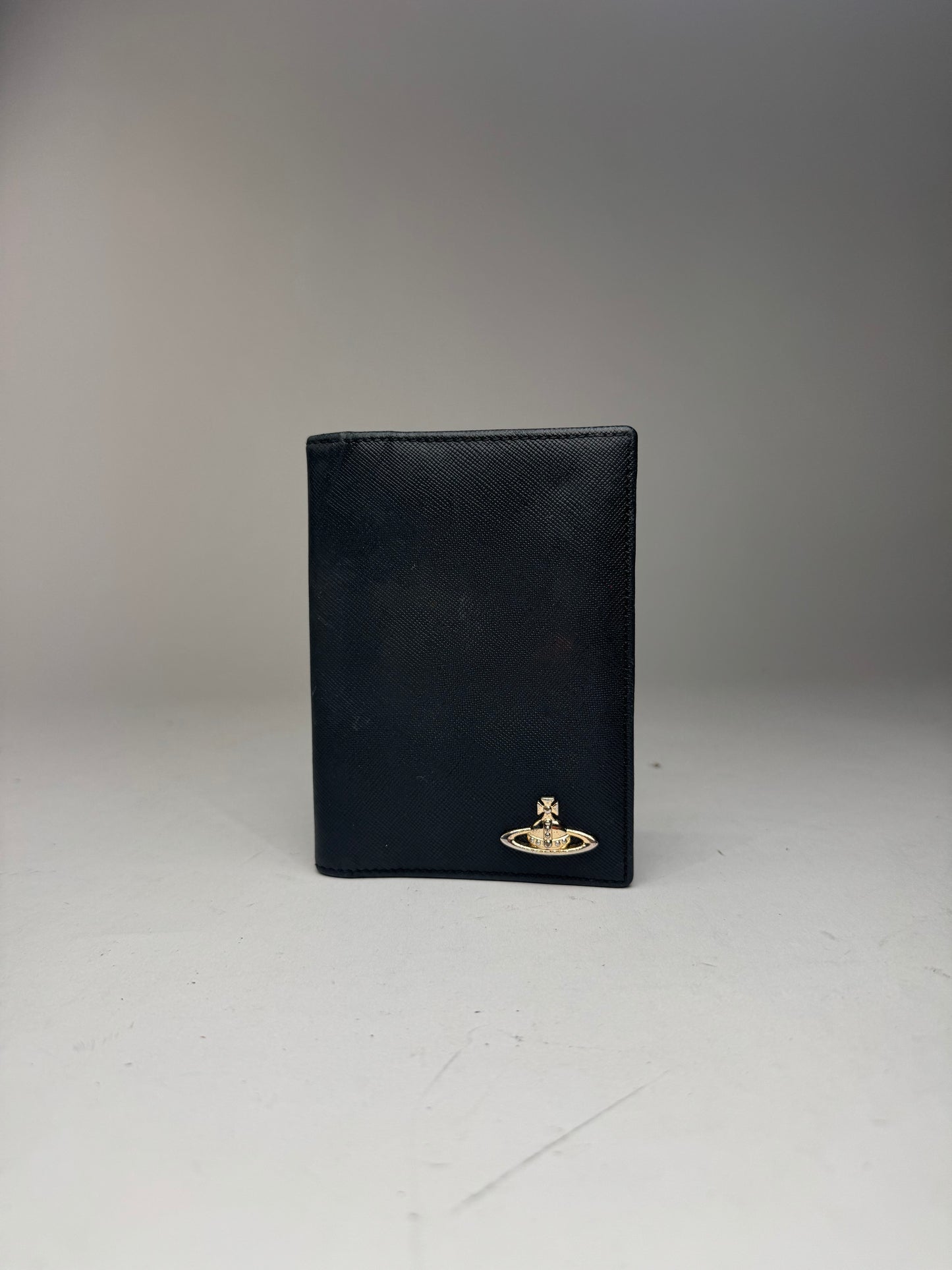 Vintage Vivienne Westwood Leather Card Case Black