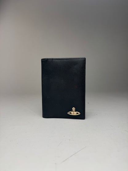 Vintage Vivienne Westwood Leather Card Case Black