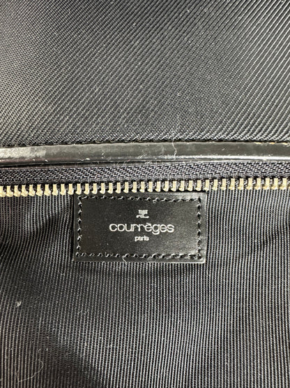 Vintage Courreges Nylon Tote Bag Black