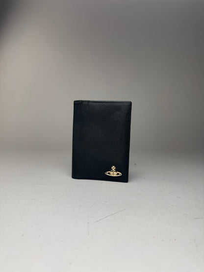 Vintage Vivienne Westwood Leather Card Case Black