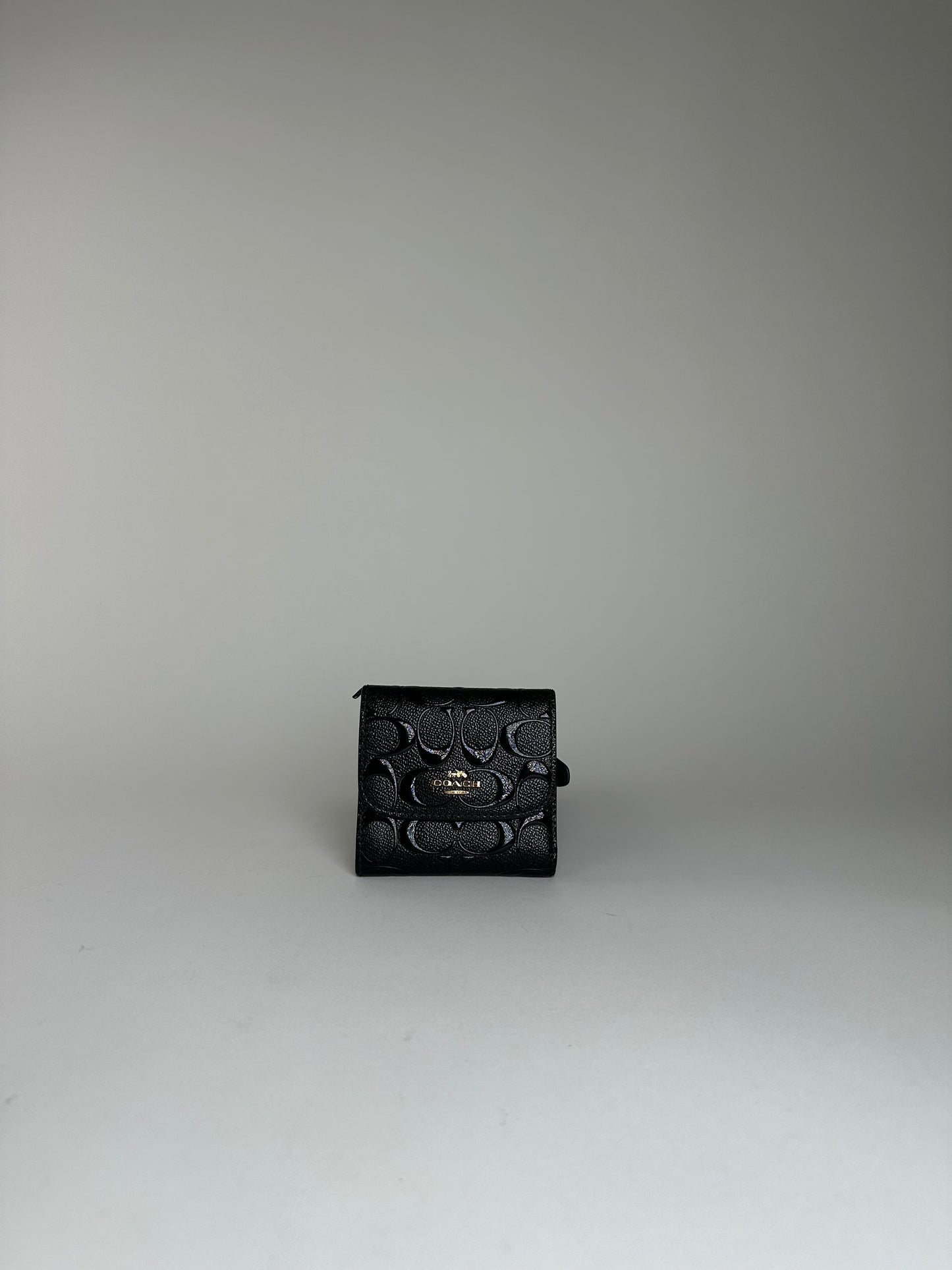 Vintage Textured Textured Wallet Black