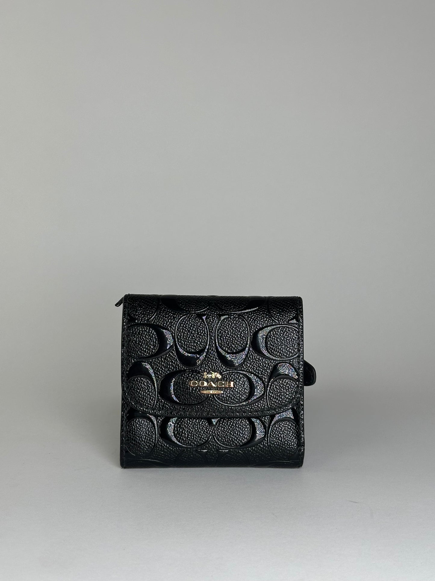 Vintage Textured Textured Wallet Black