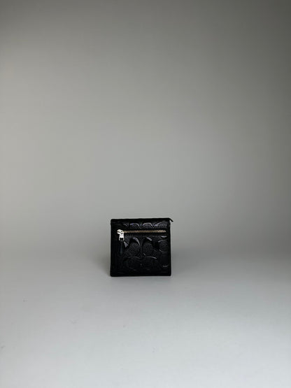 Vintage Textured Textured Wallet Black