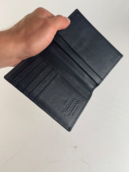 Vintage Vivienne Westwood Leather Card Case Black