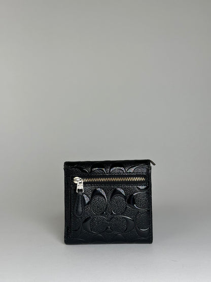 Vintage Textured Textured Wallet Black