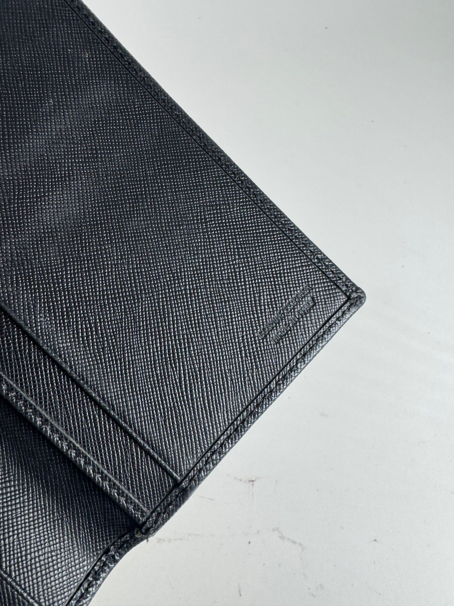 Vintage Vivienne Westwood Leather Card Case Black