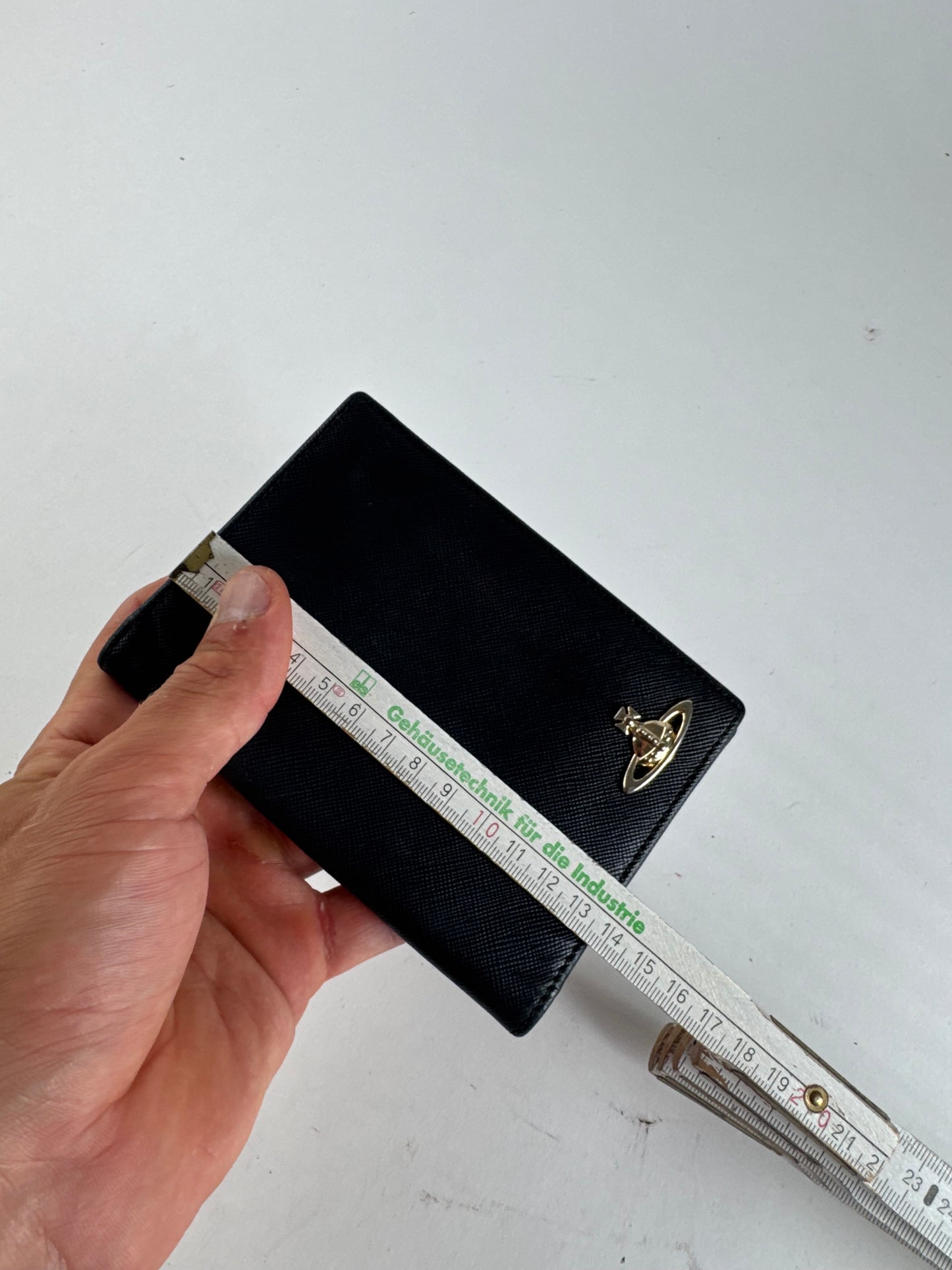 Vintage Vivienne Westwood Leather Card Case Black