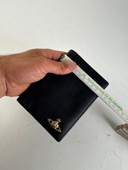 Vintage Vivienne Westwood Leather Card Case Black