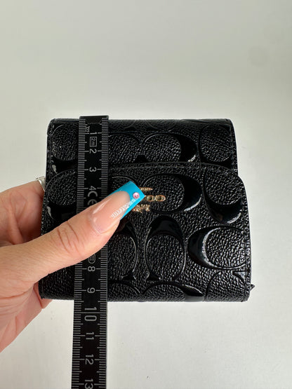Vintage Textured Textured Wallet Black