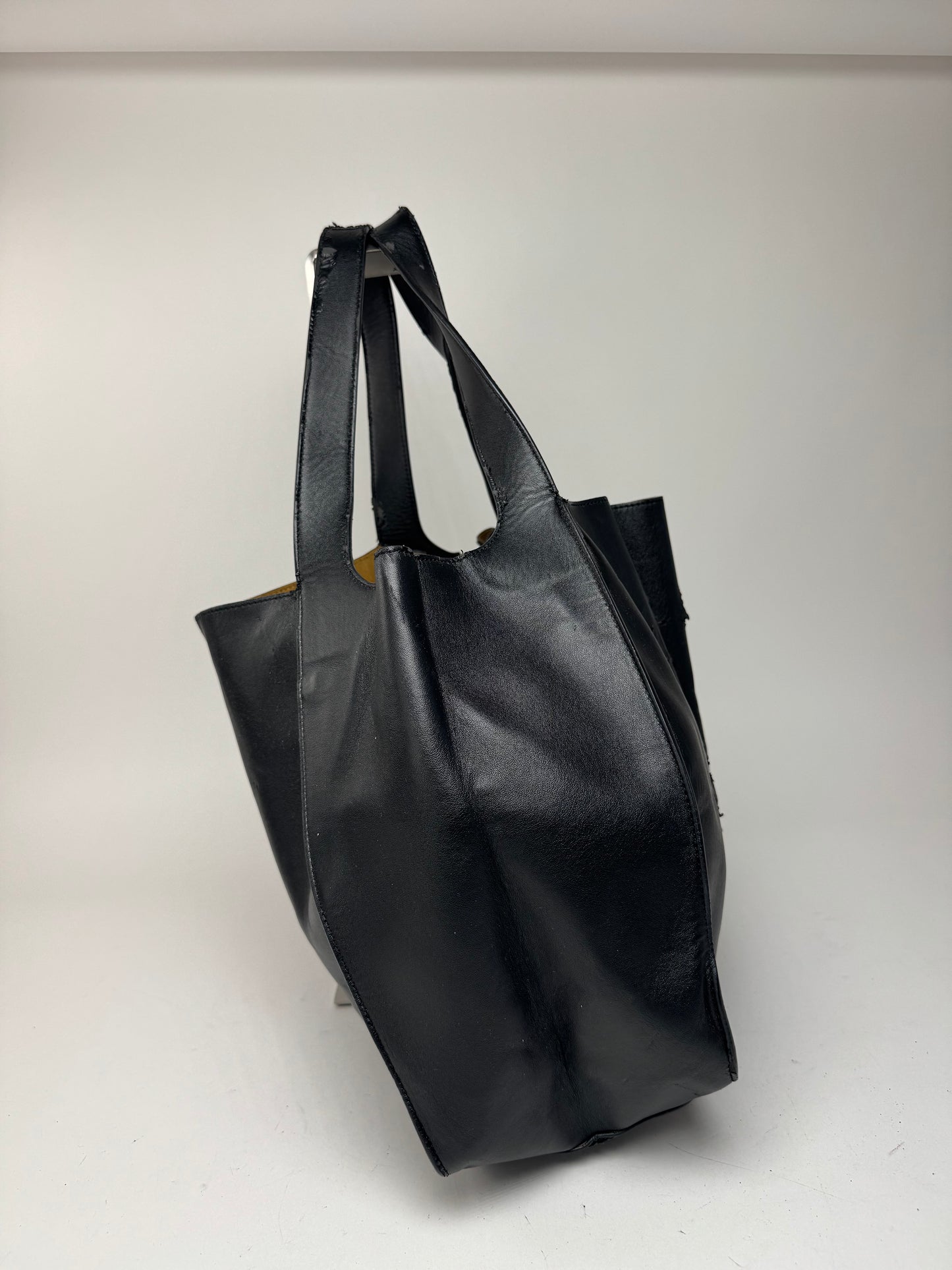 Sac fourre-tout vintage en cuir végétalien avec logo Stella Mc Cartney