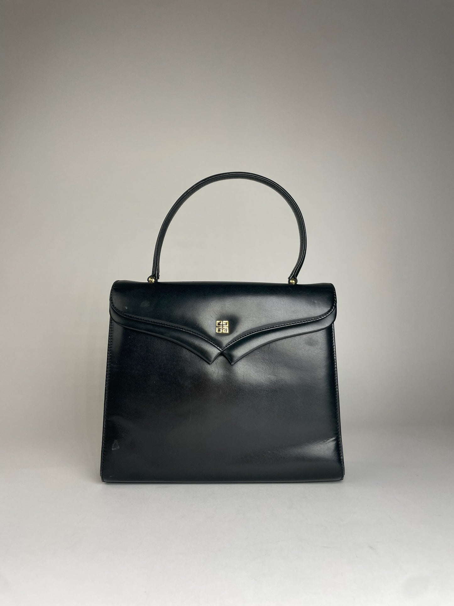 Vintage Givenchy Leather Handbag Black