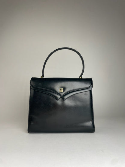 Vintage Givenchy Leather Handbag Black