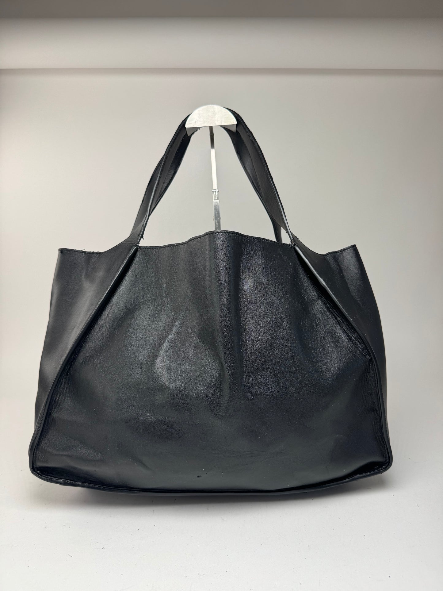 Sac fourre-tout vintage en cuir végétalien avec logo Stella Mc Cartney