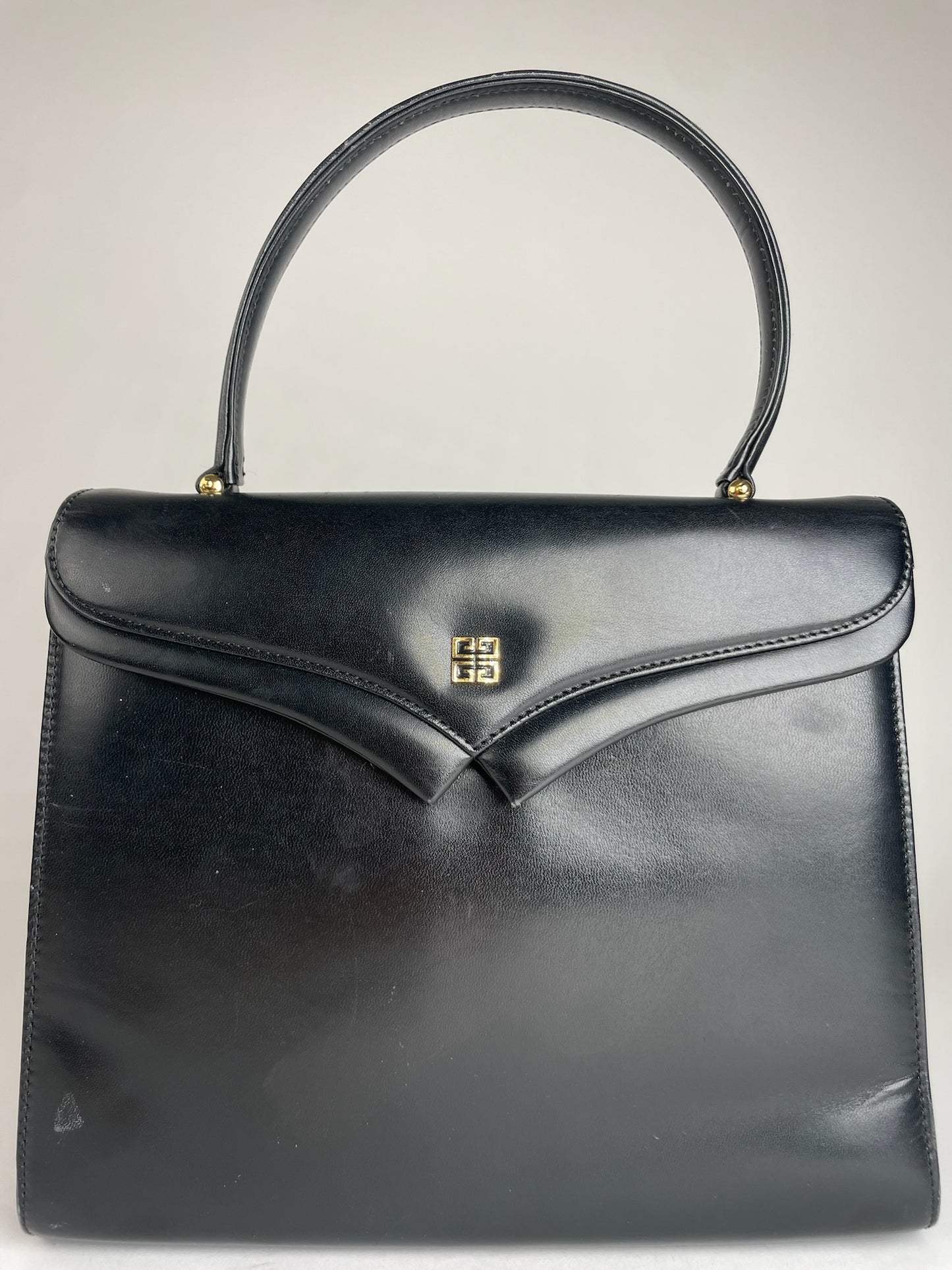 Vintage Givenchy Leather Handbag Black