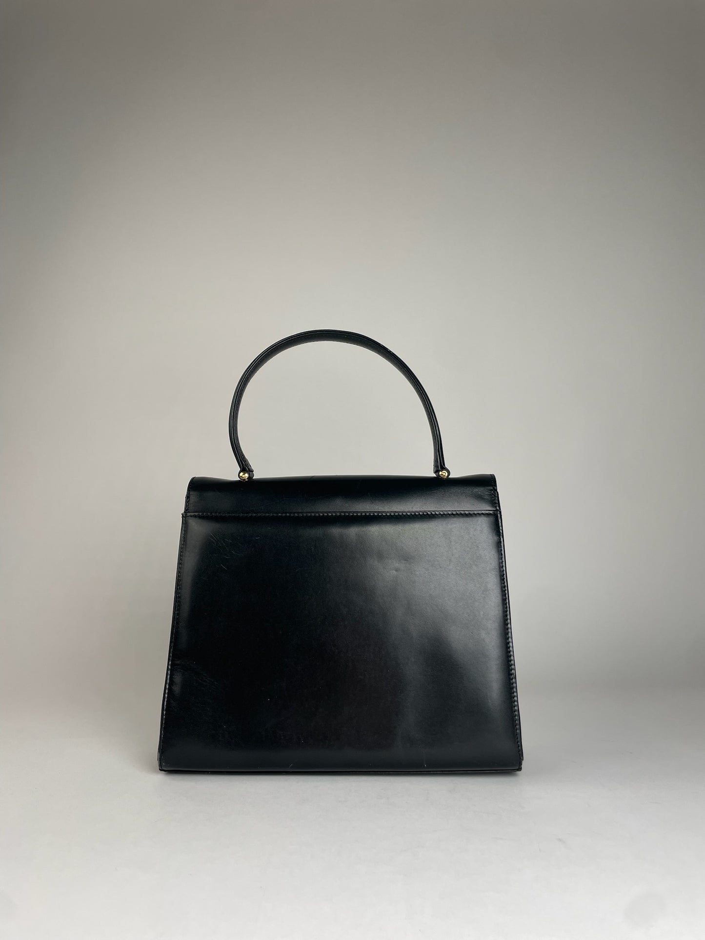 Vintage Givenchy Leather Handbag Black