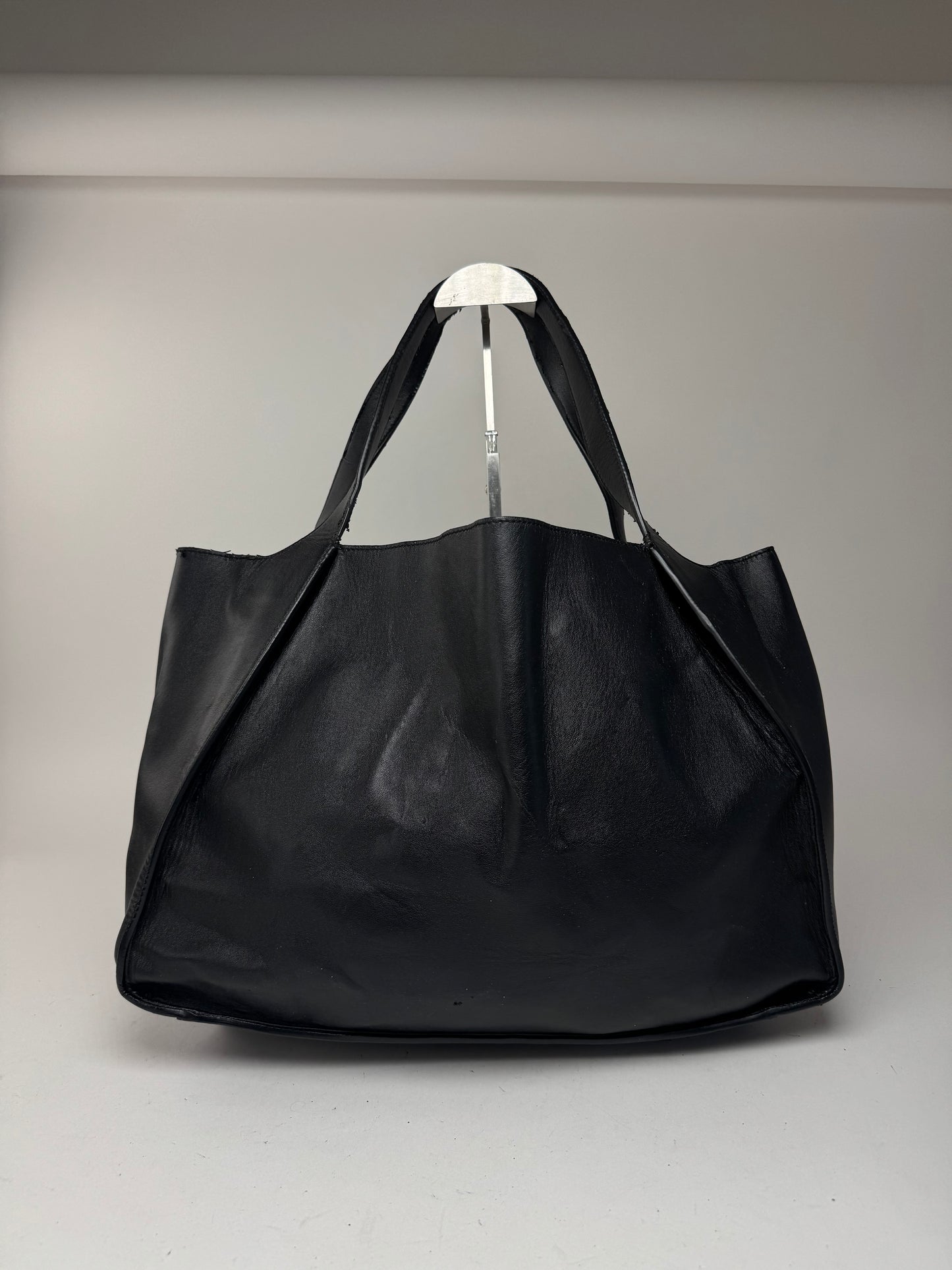 Sac fourre-tout vintage en cuir végétalien avec logo Stella Mc Cartney